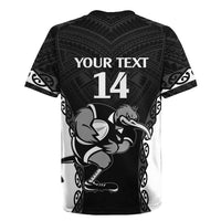 Aotearoa Rugby Custom Rugby Jersey Maori Kiwi - Mascot Style LT14 - Polynesian Pride
