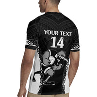 Aotearoa Rugby Custom Rugby Jersey Maori Kiwi - Mascot Style LT14 - Polynesian Pride