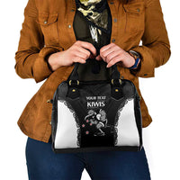 Aotearoa Rugby Custom Shoulder Handbag Maori Kiwi - Mascot Style LT14 - Polynesian Pride