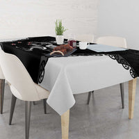 Aotearoa Rugby Custom Tablecloth Maori Kiwi - Mascot Style LT14 - Polynesian Pride