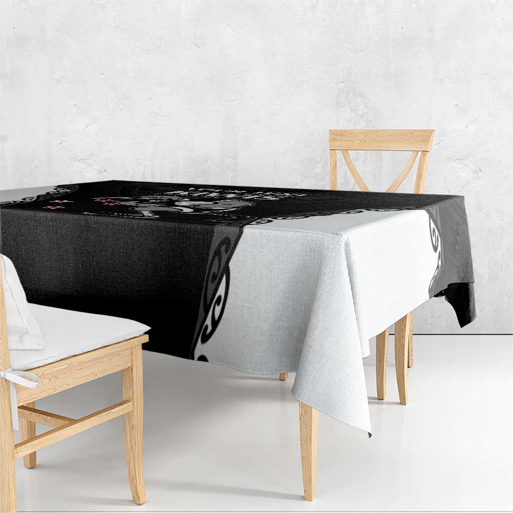 Aotearoa Rugby Custom Tablecloth Maori Kiwi - Mascot Style LT14 - Polynesian Pride