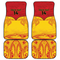 Papua New Guinea Rugby Custom Car Mats Go Kumuls PNG - Polynesian Pattern LT14 - Polynesian Pride