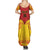 Papua New Guinea Rugby Custom Family Matching Summer Maxi Dress and Hawaiian Shirt Go Kumuls PNG - Polynesian Pattern