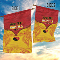 Papua New Guinea Rugby Custom Garden Flag Go Kumuls PNG - Polynesian Pattern LT14 - Polynesian Pride