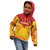 Papua New Guinea Rugby Custom Kid Hoodie Go Kumuls PNG - Polynesian Pattern