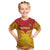 Papua New Guinea Rugby Custom Kid T Shirt Go Kumuls PNG - Polynesian Pattern