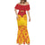 Papua New Guinea Rugby Custom Mermaid Dress Go Kumuls PNG - Polynesian Pattern