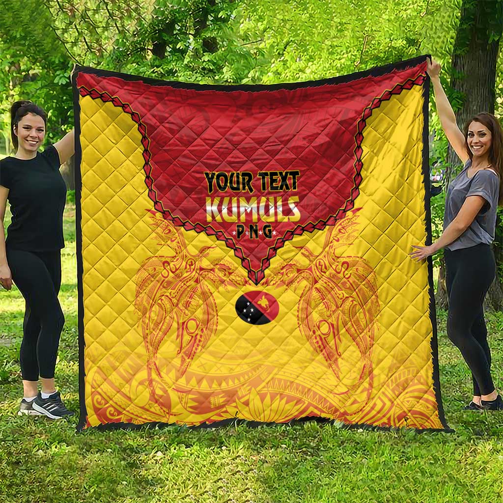 Papua New Guinea Rugby Custom Quilt Go Kumuls PNG - Polynesian Pattern LT14 - Polynesian Pride