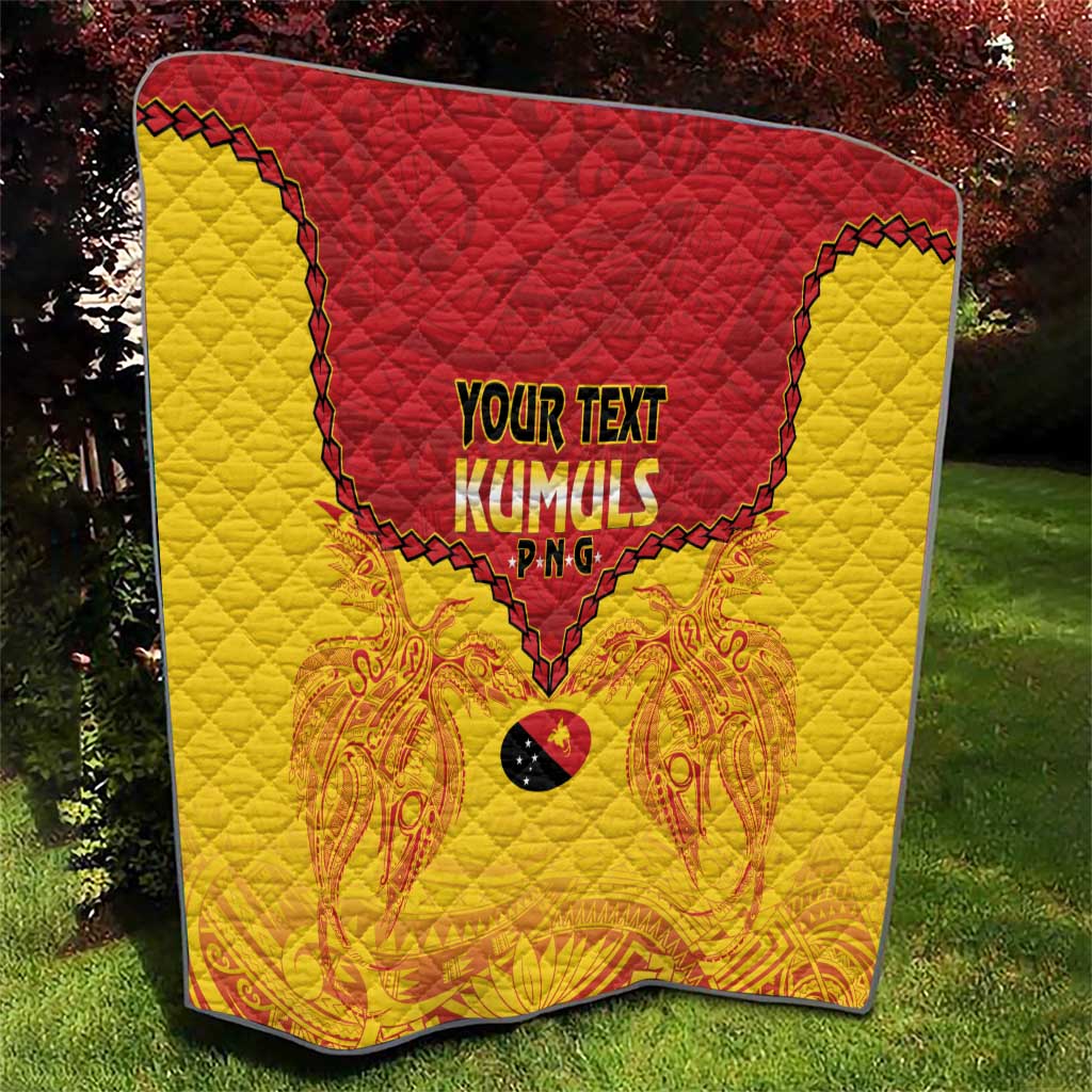 Papua New Guinea Rugby Custom Quilt Go Kumuls PNG - Polynesian Pattern LT14 - Polynesian Pride