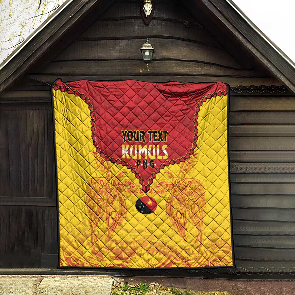 Papua New Guinea Rugby Custom Quilt Go Kumuls PNG - Polynesian Pattern LT14 - Polynesian Pride