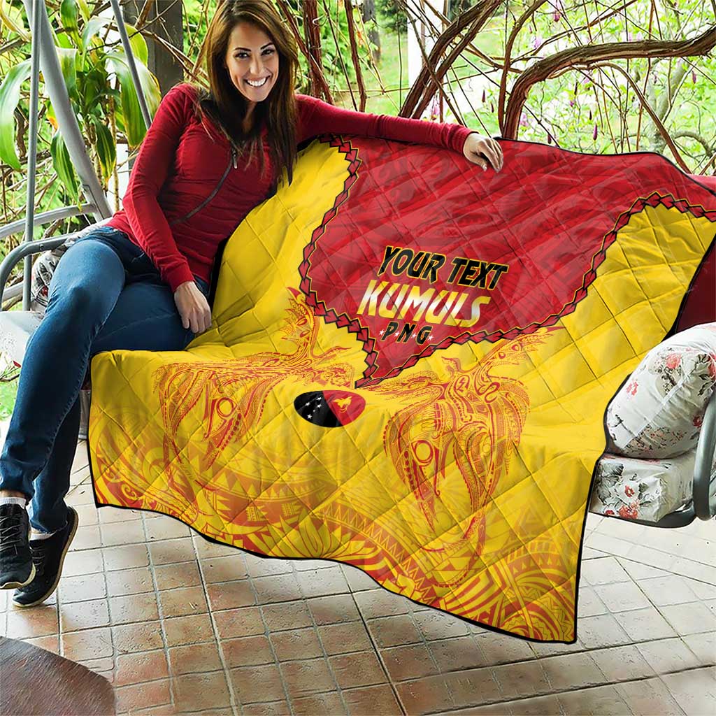 Papua New Guinea Rugby Custom Quilt Go Kumuls PNG - Polynesian Pattern LT14 - Polynesian Pride