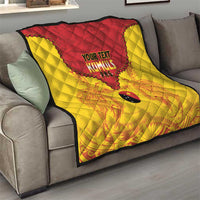 Papua New Guinea Rugby Custom Quilt Go Kumuls PNG - Polynesian Pattern LT14 - Polynesian Pride