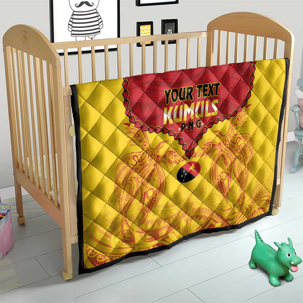 Papua New Guinea Rugby Custom Quilt Go Kumuls PNG - Polynesian Pattern LT14 - Polynesian Pride