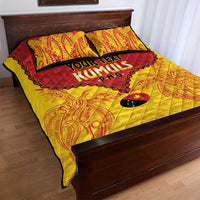 Papua New Guinea Rugby Custom Quilt Bed Set Go Kumuls PNG - Polynesian Pattern LT14 - Polynesian Pride