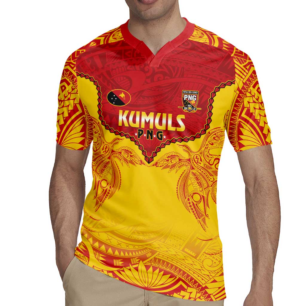 Papua New Guinea Rugby Custom Rugby Jersey Go Kumuls PNG - Polynesian Pattern LT14 - Polynesian Pride