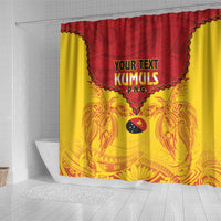 Papua New Guinea Rugby Custom Shower Curtain Go Kumuls PNG - Polynesian Pattern LT14 - Polynesian Pride