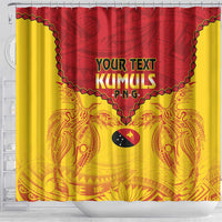 Papua New Guinea Rugby Custom Shower Curtain Go Kumuls PNG - Polynesian Pattern LT14 - Polynesian Pride