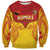 Papua New Guinea Rugby Custom Sweatshirt Go Kumuls PNG - Polynesian Pattern