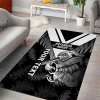 Aotearoa Silver Fern Rugby Custom Area Rug 2024 Go Kiwi LT14 - Polynesian Pride