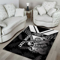Aotearoa Silver Fern Rugby Custom Area Rug 2024 Go Kiwi LT14 - Polynesian Pride