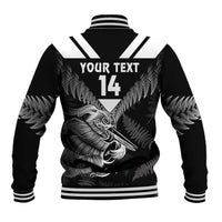 Aotearoa Silver Fern Rugby Custom Baseball Jacket 2024 Go Kiwi LT14 - Polynesian Pride