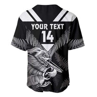 Aotearoa Silver Fern Rugby Custom Baseball Jersey 2024 Go Kiwi LT14 - Polynesian Pride