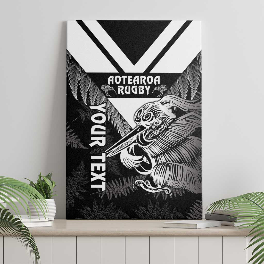 Aotearoa Silver Fern Rugby Custom Canvas Wall Art 2024 Go Kiwi LT14 - Polynesian Pride