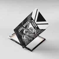 Aotearoa Silver Fern Rugby Custom Canvas Wall Art 2024 Go Kiwi LT14 With Frame Black - Polynesian Pride