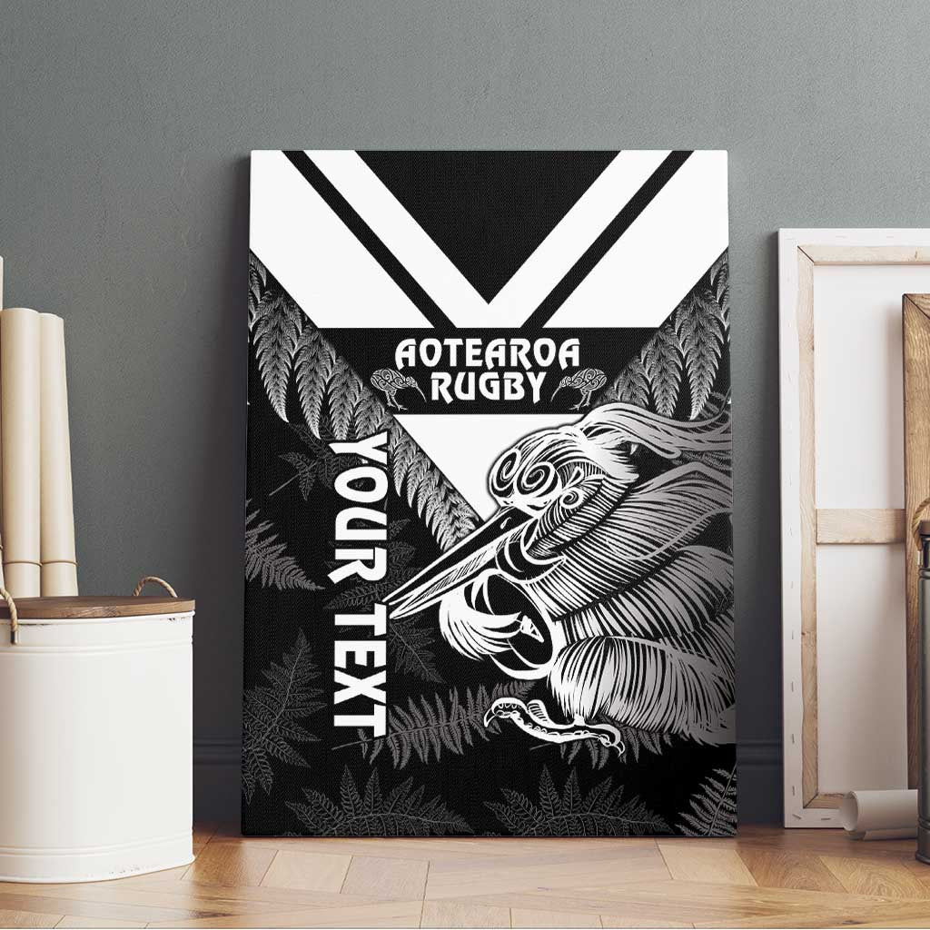 Aotearoa Silver Fern Rugby Custom Canvas Wall Art 2024 Go Kiwi LT14 - Polynesian Pride