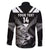 Aotearoa Silver Fern Rugby Custom Family Matching Long Sleeve Bodycon Dress and Hawaiian Shirt 2024 Go Kiwi