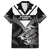 Aotearoa Silver Fern Rugby Custom Family Matching Off Shoulder Maxi Dress and Hawaiian Shirt 2024 Go Kiwi