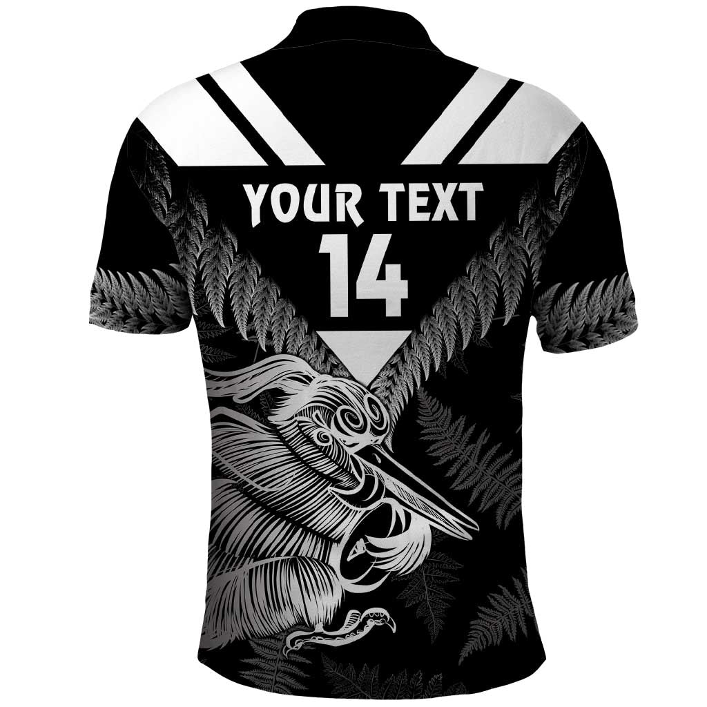 Aotearoa Silver Fern Rugby Custom Polo Shirt 2024 Go Kiwi LT14 - Polynesian Pride