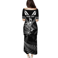 Aotearoa Silver Fern Rugby Custom Puletasi 2024 Go Kiwi LT14 - Polynesian Pride