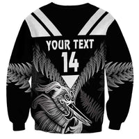 Aotearoa Silver Fern Rugby Custom Sweatshirt 2024 Go Kiwi LT14 - Polynesian Pride