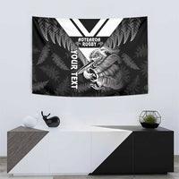 Aotearoa Silver Fern Rugby Custom Tapestry 2024 Go Kiwi LT14 - Polynesian Pride