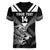 Aotearoa Silver Fern Rugby Custom Women V-Neck T-Shirt 2024 Go Kiwi