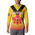 Orchids PNG Rugby Custom Button Sweatshirt Go Champions Papua New Guinea