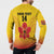 Orchids PNG Rugby Custom Button Sweatshirt Go Champions Papua New Guinea