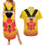 Orchids PNG Rugby Custom Couples Matching Summer Maxi Dress and Hawaiian Shirt Go Champions Papua New Guinea