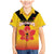 Orchids PNG Rugby Custom Family Matching Mermaid Dress and Hawaiian Shirt Go Champions Papua New Guinea