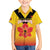 Orchids PNG Rugby Custom Family Matching Off Shoulder Short Dress and Hawaiian Shirt Go Champions Papua New Guinea