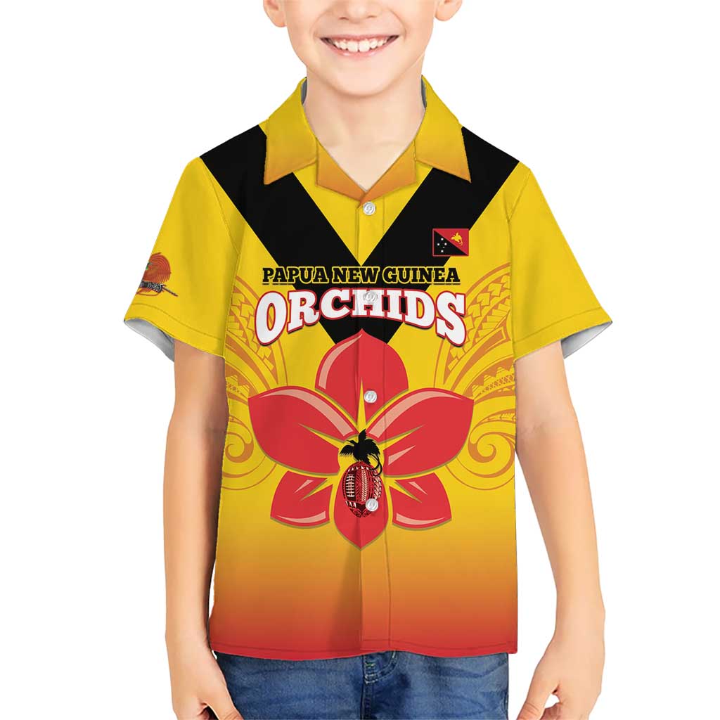 Orchids PNG Rugby Custom Hawaiian Shirt Go Champions Papua New Guinea LT14 - Polynesian Pride