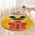 Orchids PNG Rugby Custom Round Carpet Go Champions Papua New Guinea