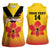 Orchids PNG Rugby Custom Women Sleeveless Polo Shirt Go Champions Papua New Guinea