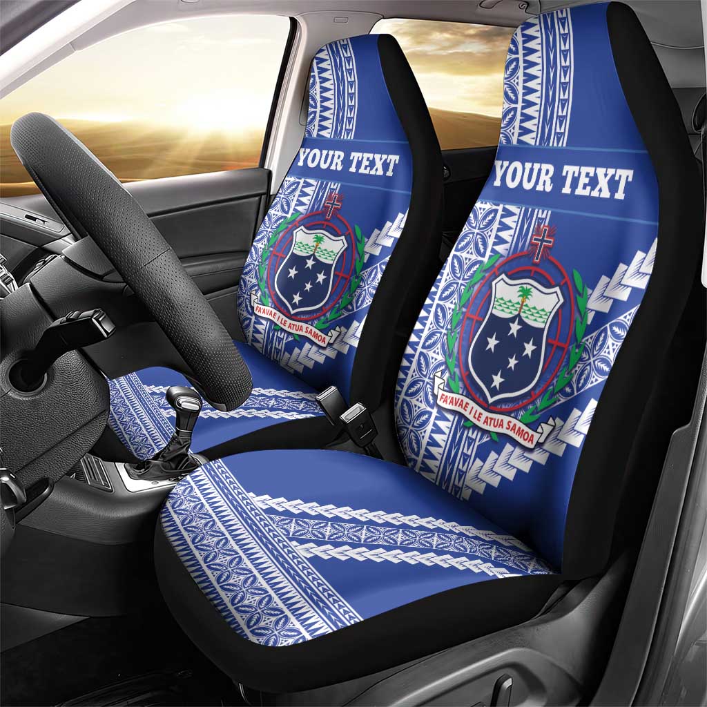 Fetu Samoa Rugby Custom Car Seat Cover Siapo Pattern - Sporty Style LT14 - Polynesian Pride