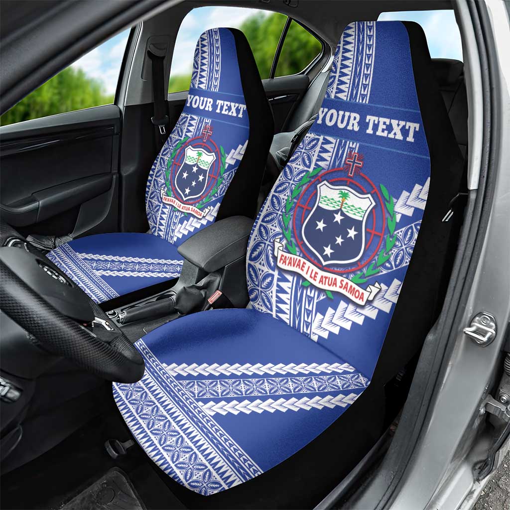 Fetu Samoa Rugby Custom Car Seat Cover Siapo Pattern - Sporty Style LT14 - Polynesian Pride