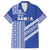 Fetu Samoa Rugby Custom Family Matching Long Sleeve Bodycon Dress and Hawaiian Shirt Siapo Pattern - Sporty Style