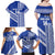 Fetu Samoa Rugby Custom Family Matching Off Shoulder Maxi Dress and Hawaiian Shirt Siapo Pattern - Sporty Style