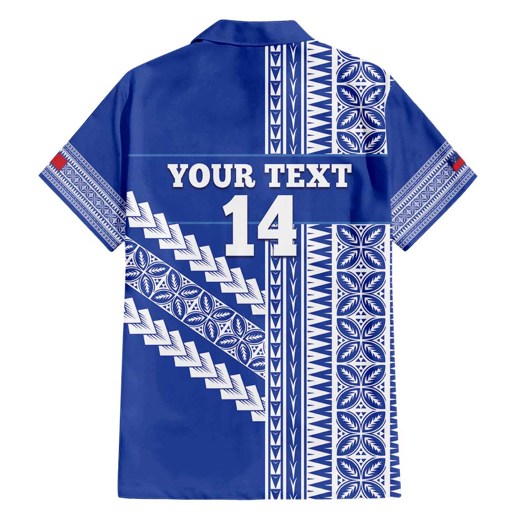 Fetu Samoa Rugby Custom Hawaiian Shirt Siapo Pattern - Sporty Style LT14 - Polynesian Pride