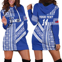 Fetu Samoa Rugby Custom Hoodie Dress Siapo Pattern - Sporty Style LT14 - Polynesian Pride
